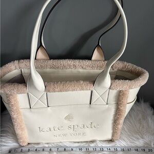 Kate Spade Cream and Tan Tote